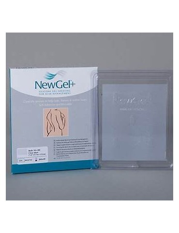 NewGel+ Medical Silicone Sheet for Scar Management 12x15 cm box of 10 pieces Silicone Sheets for Scar Management Newmedical T...