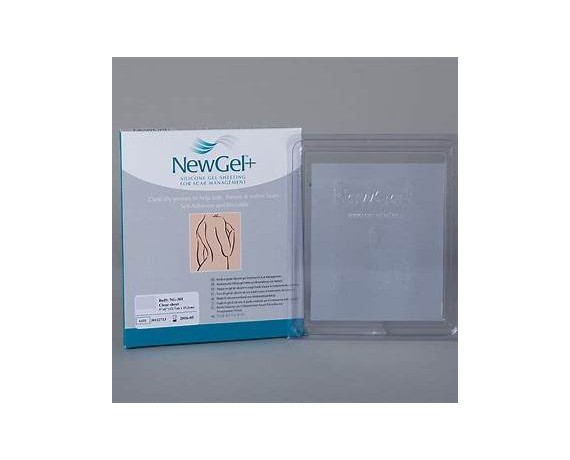 NewGel+ medicinsk silikoneark til arbehandling 12x15 cm æske med 10 stk.