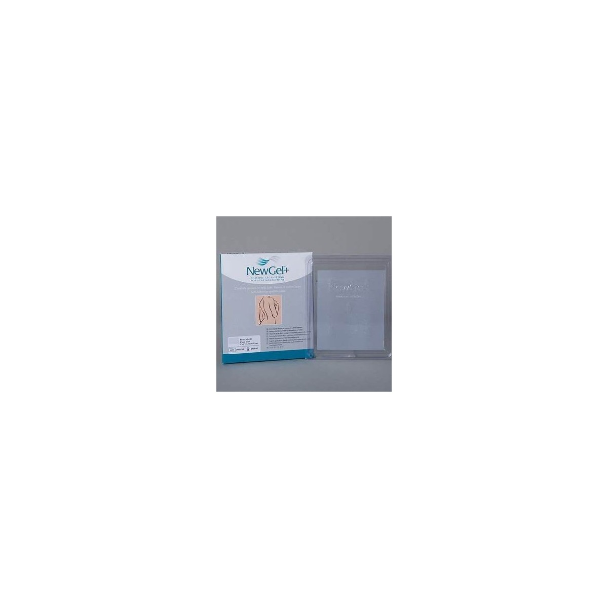 NewGel+ Medical Silicone Sheet for Scar Management 12x15 cm box of 10 pieces Silicone Sheets for Scar Management Newmedical T...