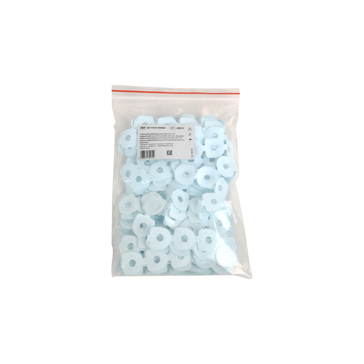 Fundas de sonda desechables para PC300 y OXY-110, caja de 500 Accesorios para monitores multiparámetros Gima 35171