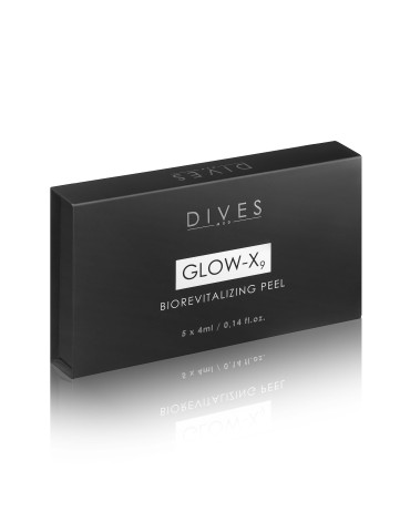 DIVES MED Glow X9 Professionel Biostimulerende Kemisk Peeling 5 x 3 ml DIVES MED Glow X9 Kemiske Peelinger