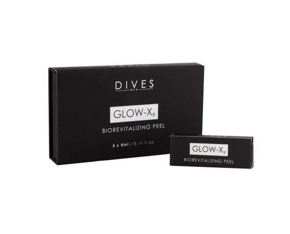 DIVES MED Glow X9 Professional Biostimulating Chemical Peel 5 x 3 ml Chemical Peeling DIVES MED Glow X9