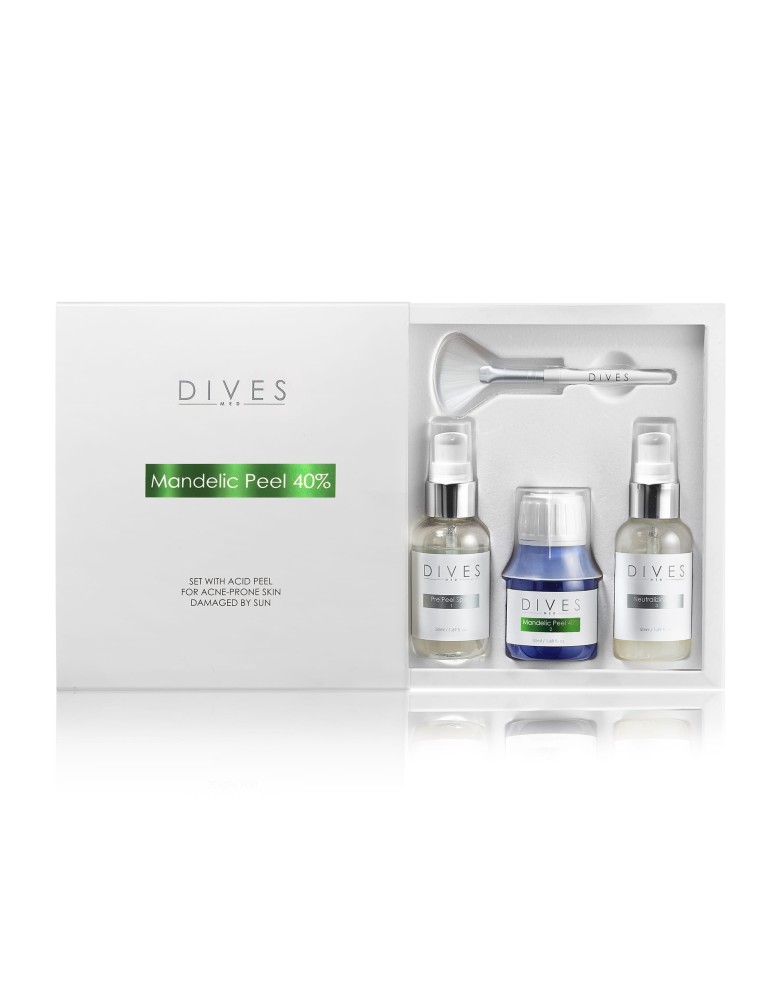DIVES MED Peeling acido Mandelico 40% Set 50 ml Chemical Peeling DIVES MED MANDELIC-DIVES