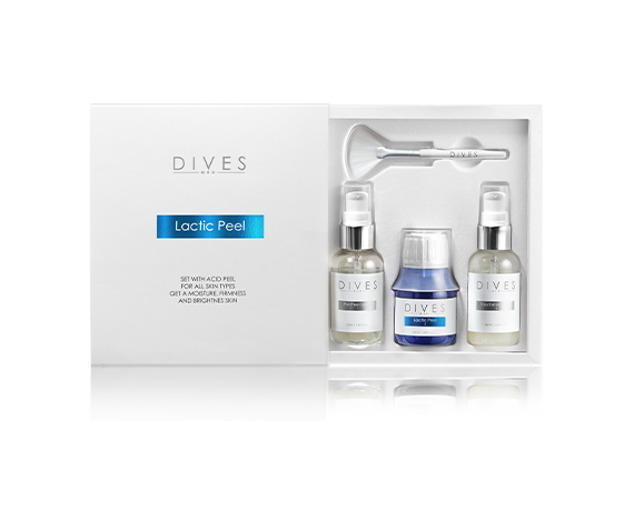 DIVES MED Melkzuur en DMAE Peeling Set 50 ml DIVES MED Melkzuur - DIVES Chemische Peelings