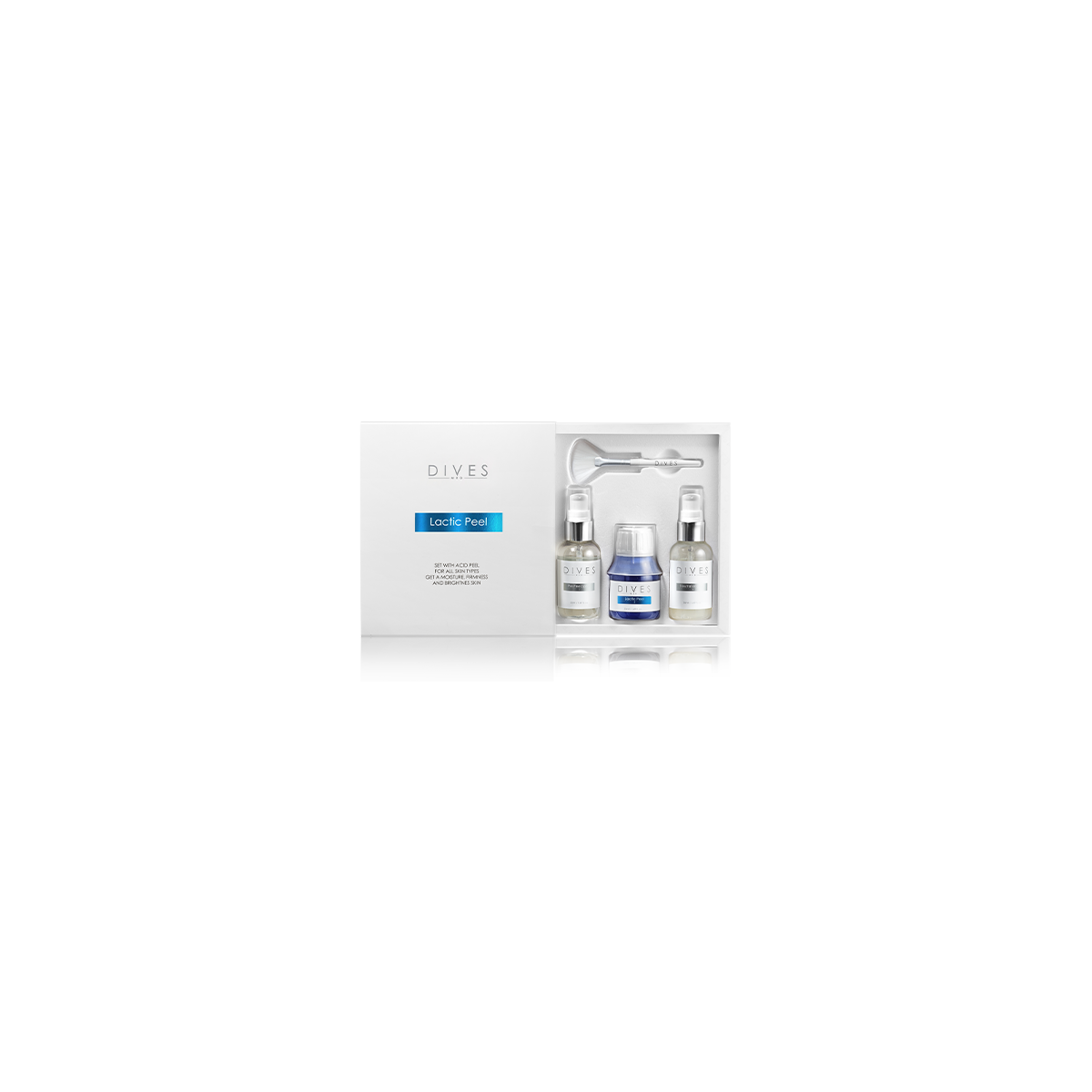 DIVES MED Lactic Acid and DMAE Peeling Set 50 ml Chemical Peeling DIVES MED LACTIC-DIVES