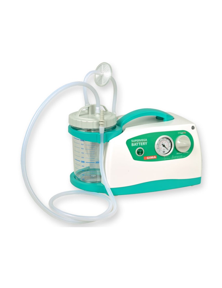 Super Vega battery-powered vacuum cleaner, 16 litres per minute Aspirators for surgery Gima 28243