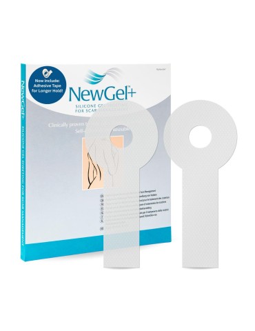 NewGel+ Medical Silicone Sheet for Breast Scars 10 boxes of 2 pieces Silicone Sheets for Scar Management Newmedical Technolog...