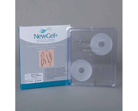 NewGel+ orvosi szilikon lap kör alakú hegekre 7,2 cm, 10 doboz, 2 darabos Szilikon lapok hegkezelésre Newmedical Technology, ...
