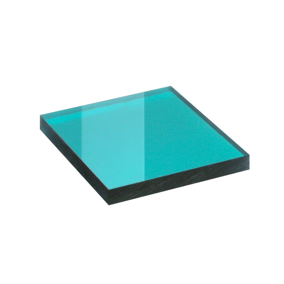 Ventana de protección láser, filtro - 0155, espesor 6,0 mm Ventanas de vidrio mineral con protección láser. Protect Laserschutz