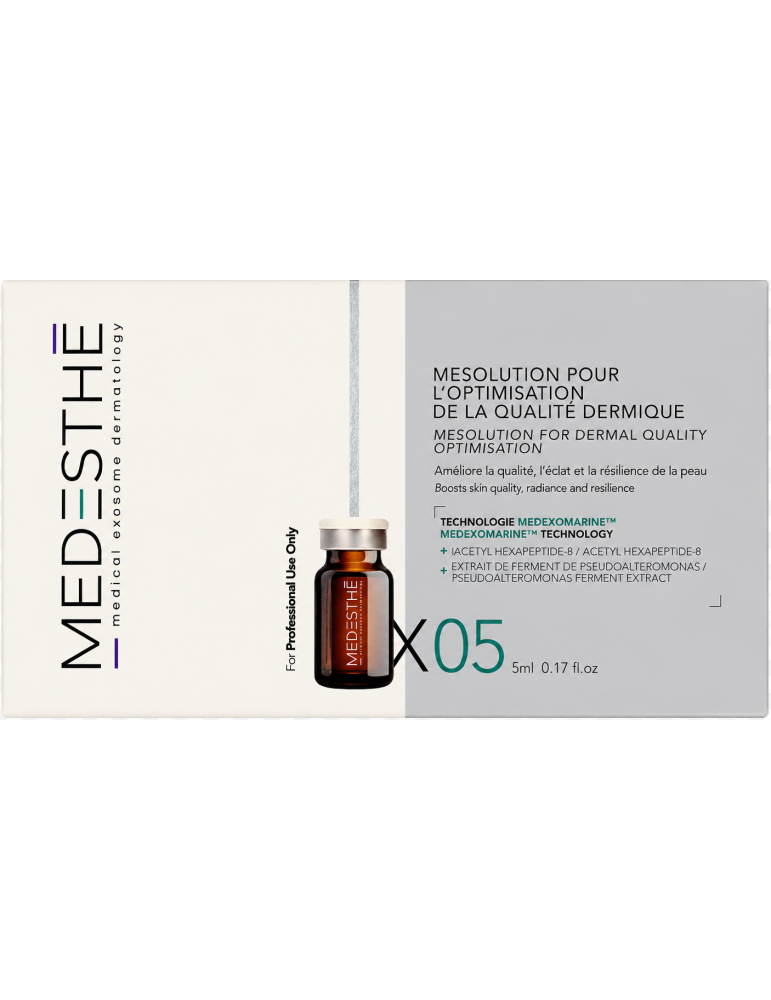 MEDESTHE mesolution Skin Quality Improvement Technology with Medexomarine 5x5ml Esosomi MEDExomarine Medesthè Rohto Mediluxe ...