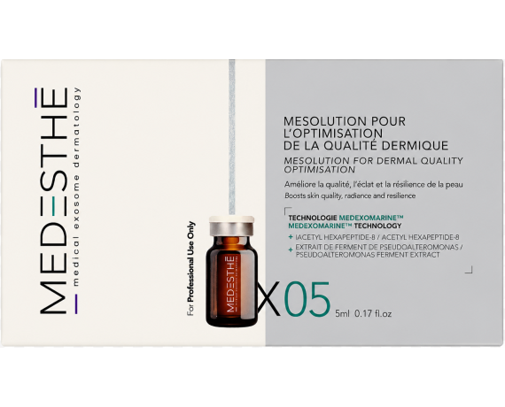 MEDESTHE mesolution Teknologi til forbedring af hudkvalitet med Medexomarine 5x5ml