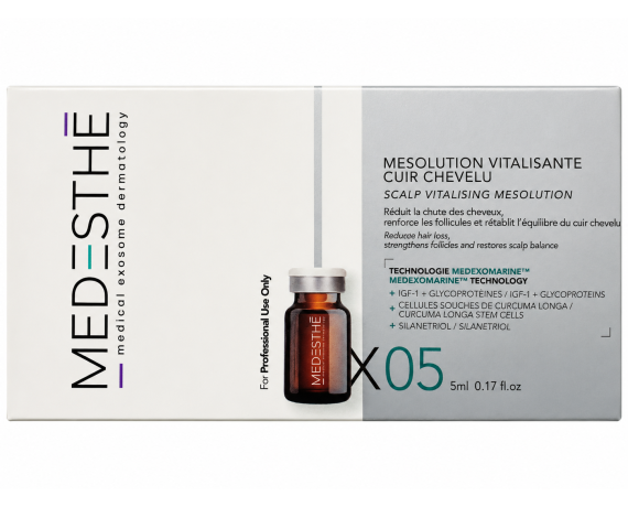 MEDESTHE mesolution revitalizante fortalecedor do couro cabeludo - 5x5ml Esosomi MEDExomarine Medesthè Rohto Mediluxe Europe ...
