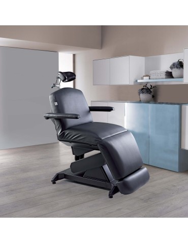 Hair-Tech - Elektryczny fotel trychologiczny do przeszczepów włosów i zabiegów na skórę głowy Krzesła trychologiczne LEMI Lem...