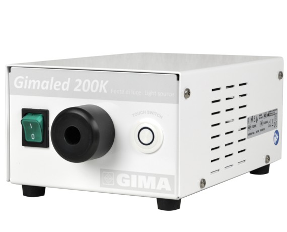 Fonte de luz GIMALED 200K para endoscopia - GIMA Capacetes com luz LED Gima 30803