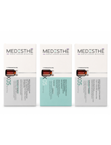 MEDESTHE Exosomas Protocolo Completo Calidad de la Piel + Defensa Antiedad Global + Cuero Cabelludo 15x5ml Esosomi MEDExomari...