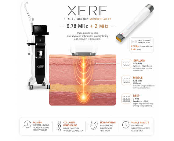 Lutronic XERF – Monopolare Multifrequenz-Radiofrequenz zur Hautstraffung Medizinische Hochfrequenz Lutronic XERF