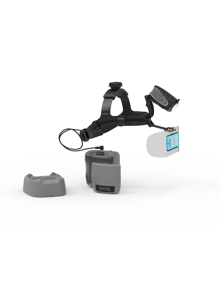 DermLite Syris v900L - Sistema di visualizzazione polarizzata head-mounted per dermatologia Caschetti con luce LED Dermlite S...