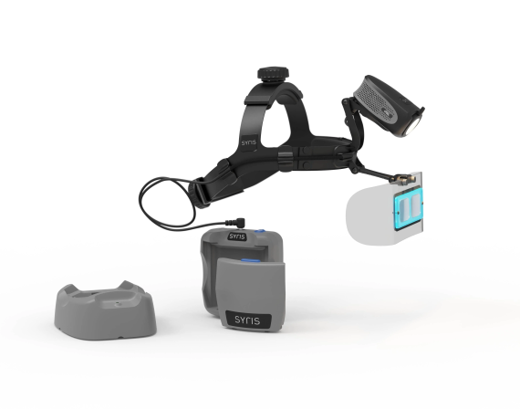 DermLite Syris v900L - Sistema di visualizzazione polarizzata head-mounted per dermatologia Caschetti con luce LED Dermlite S...