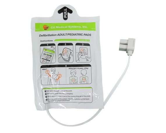 Placas adulto/pediátricas para desfibriladores CU-SP1 e CU-SP2 Desfibriladores médicos iPAD CU Gima 35344