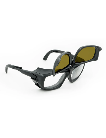 Occhiali protezione Laser 1470nm e Raggi X per decompressione percutanea laser Okulary ochronne chroniące przed laserem i pro...
