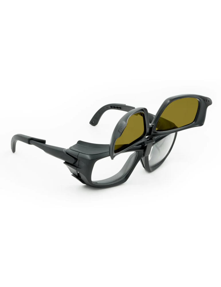 Occhiali protezione Laser 1470nm e Raggi X per decompressione percutanea laser Okulary ochronne chroniące przed laserem i pro...