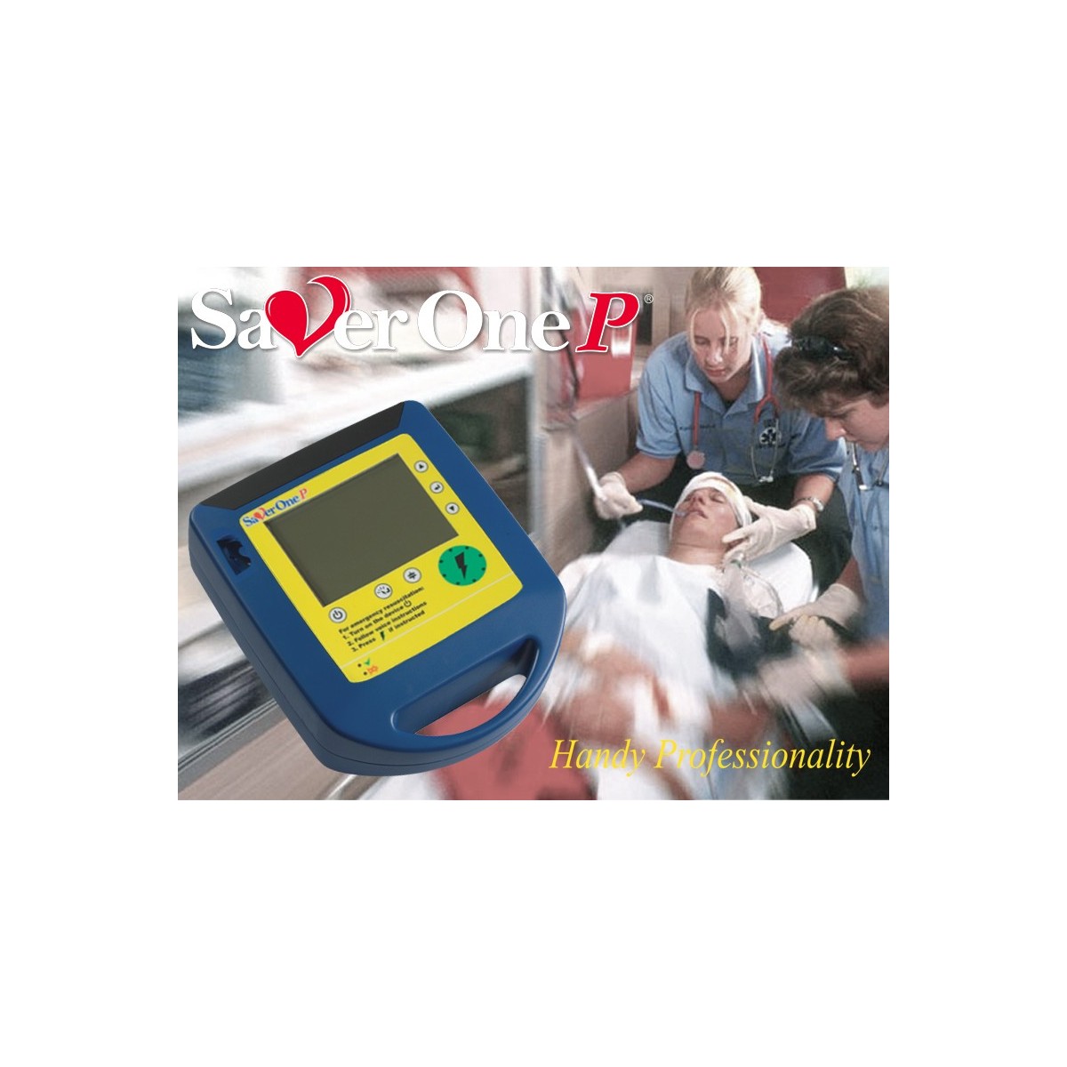 Saver ONE P profesionalni ručni defibrilator Saver ONE defibrilatori ami.Italia