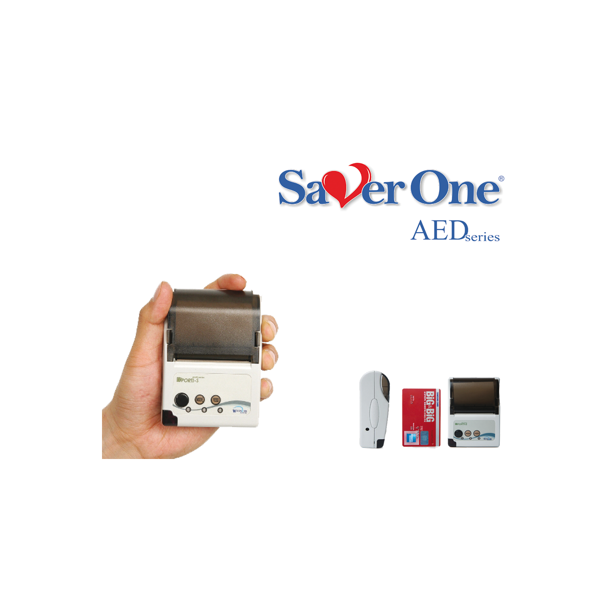 Termalni printer PORTI-S30 Dodatna oprema Defibrilatori SAVER ONE ami.Italia SAV-C0018