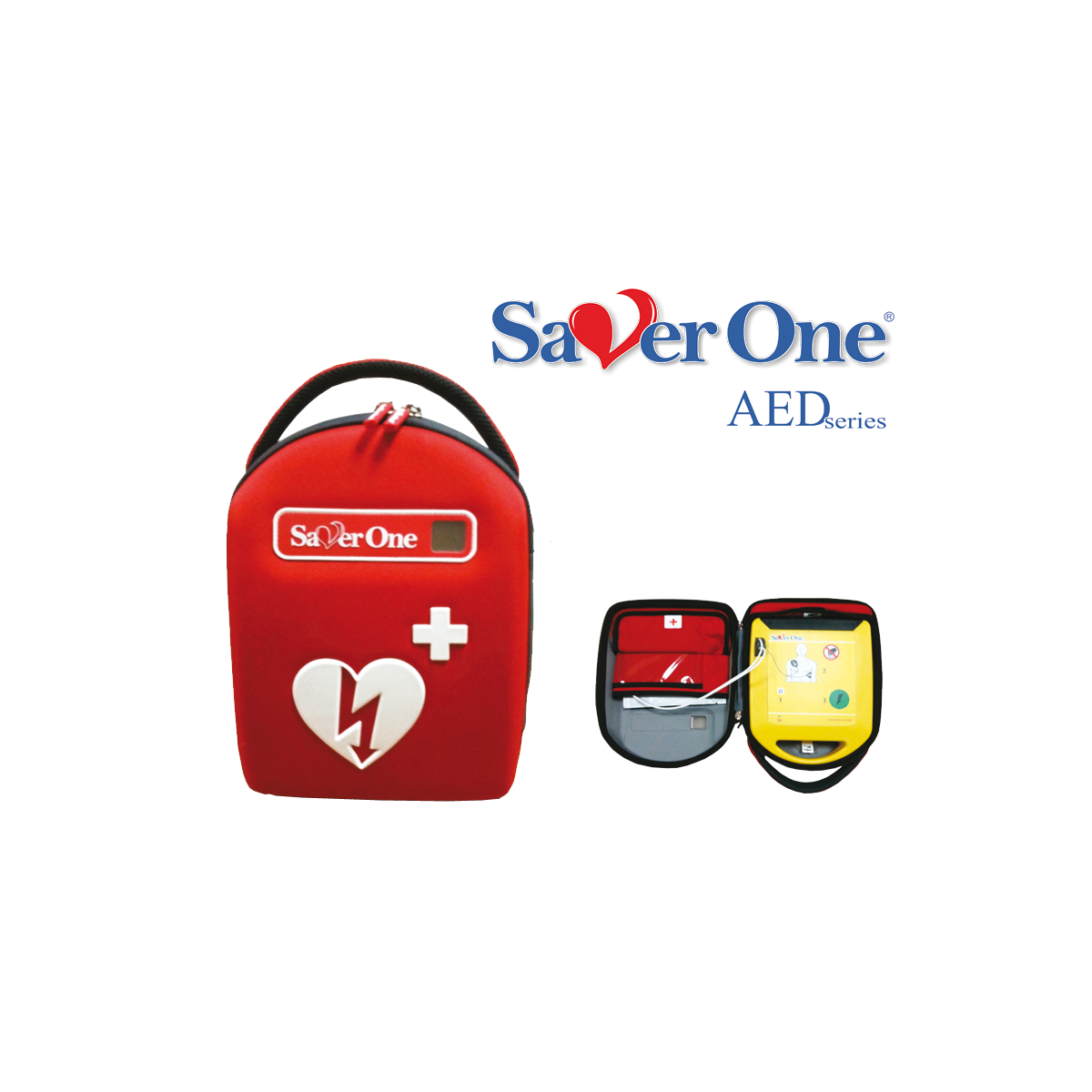 Bolsa de transporte serie Saver Accesorios Desfibriladores SAVER ONE ami.Italia SAV‐C0916