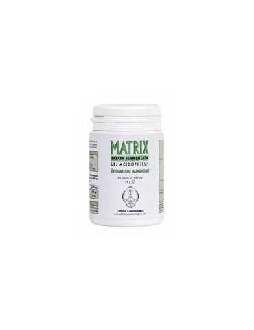 MATRIX Nahrungsergänzungsmittel Papaya fermentiert und Lb Acidophilus Nahrungsergänzungsmittel Officina Cosmetologica MATRIX