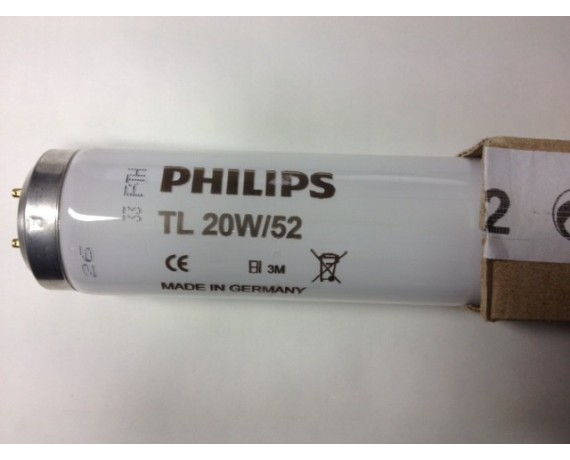 Philips TL 20W/52 SLV -lamppu vastasyntyneiden keltaisuuden hoitoon Philips TL 20W/52 SLV UVA -lamput