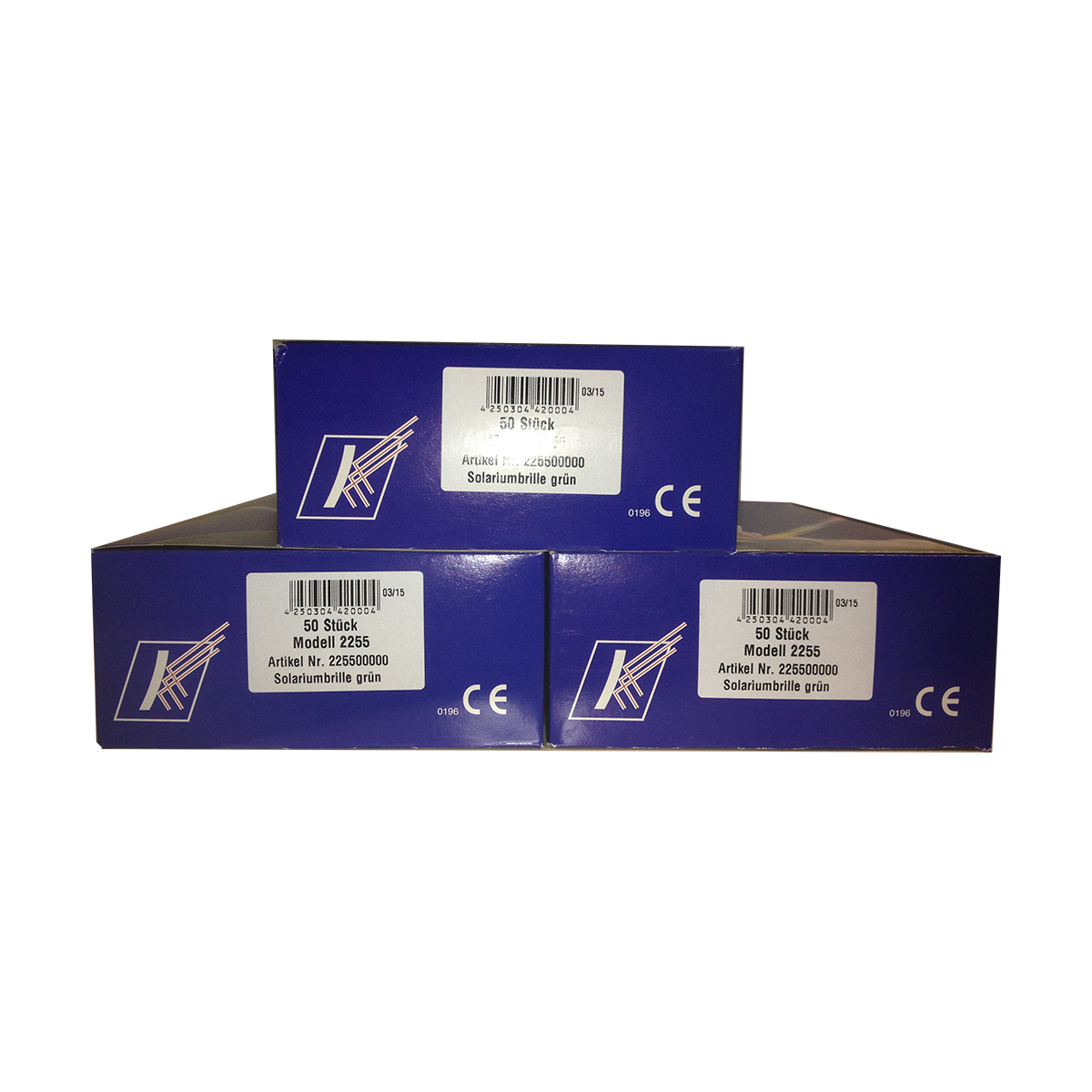 UV-Patienten-Phototherapiebrille BOX 50 Stück UVA / UVB Gläser  2255-BOX50