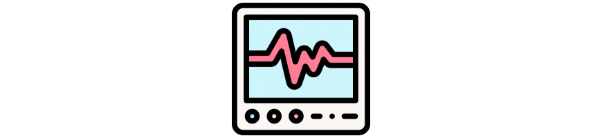 1 - 3-kanaals elektrocardiografen